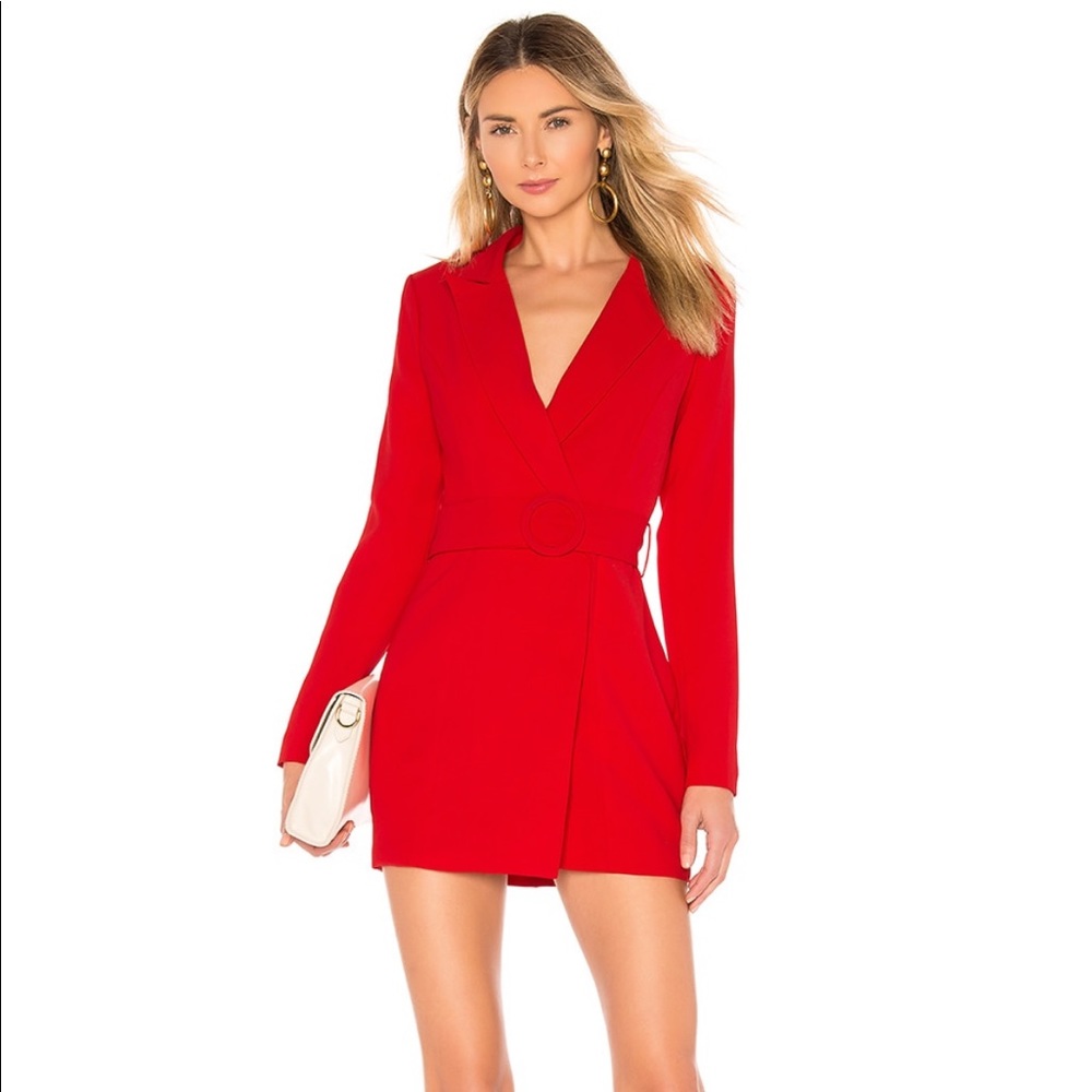 NWT Superdown Joan Belted Blazer Dress